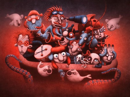 Ranko Trajković - Ilustracije za knjigu Lov na Snarka