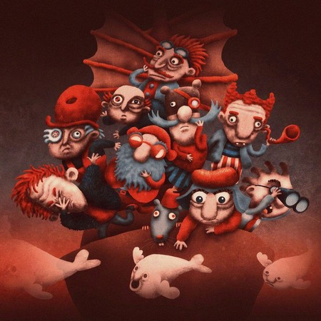Ranko Trajković - Ilustracije za knjigu Lov na Snarka