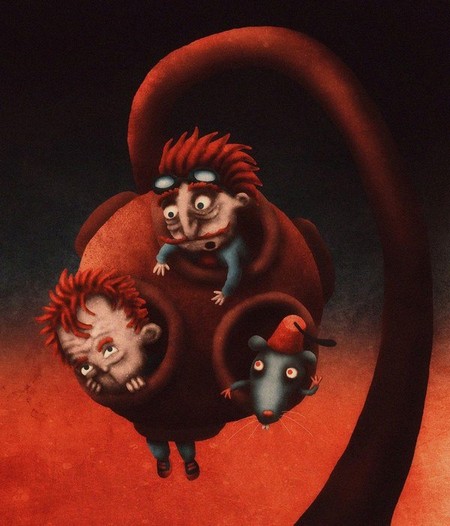 Ranko Trajković - Ilustracije za knjigu Lov na Snarka