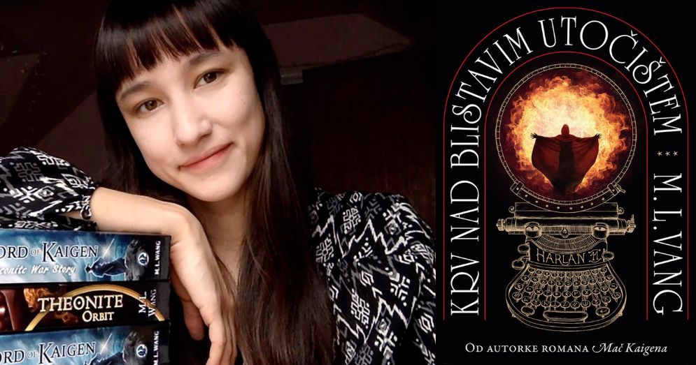 Krv nad blistavim utočištem - M. L. Vang