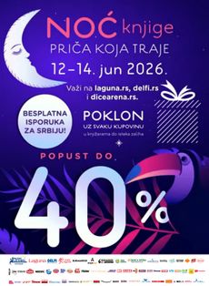 Noć knjige 12-14. jun 2026.