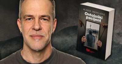 Vladimir Kolarić predstavlja roman ONTOLOŠKI PACIJENT Mladena Jakovljevića kao priču o zlu, nasleđu, slobodnoj volji i suočavanju sa prošlošću.