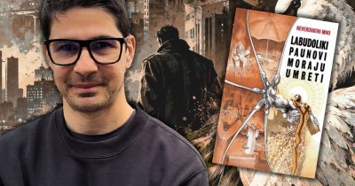 Ilija Bakić piše o satiričnom SF romanu LABUDOLIKI PAUNOVI MORAJU UMRETI Neverovatnog Mikija, kao kritici savremenog srpskog društva.